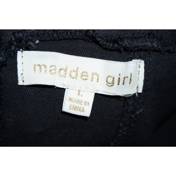 Madden Girl Black Puff Sleeve Mini Dress – Sweetheart Neckline – Size L - Picture 5 of 5